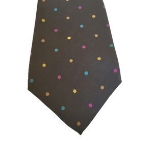 Yves Saint Laurent Polka Dot 100% Silk Vintage Tie